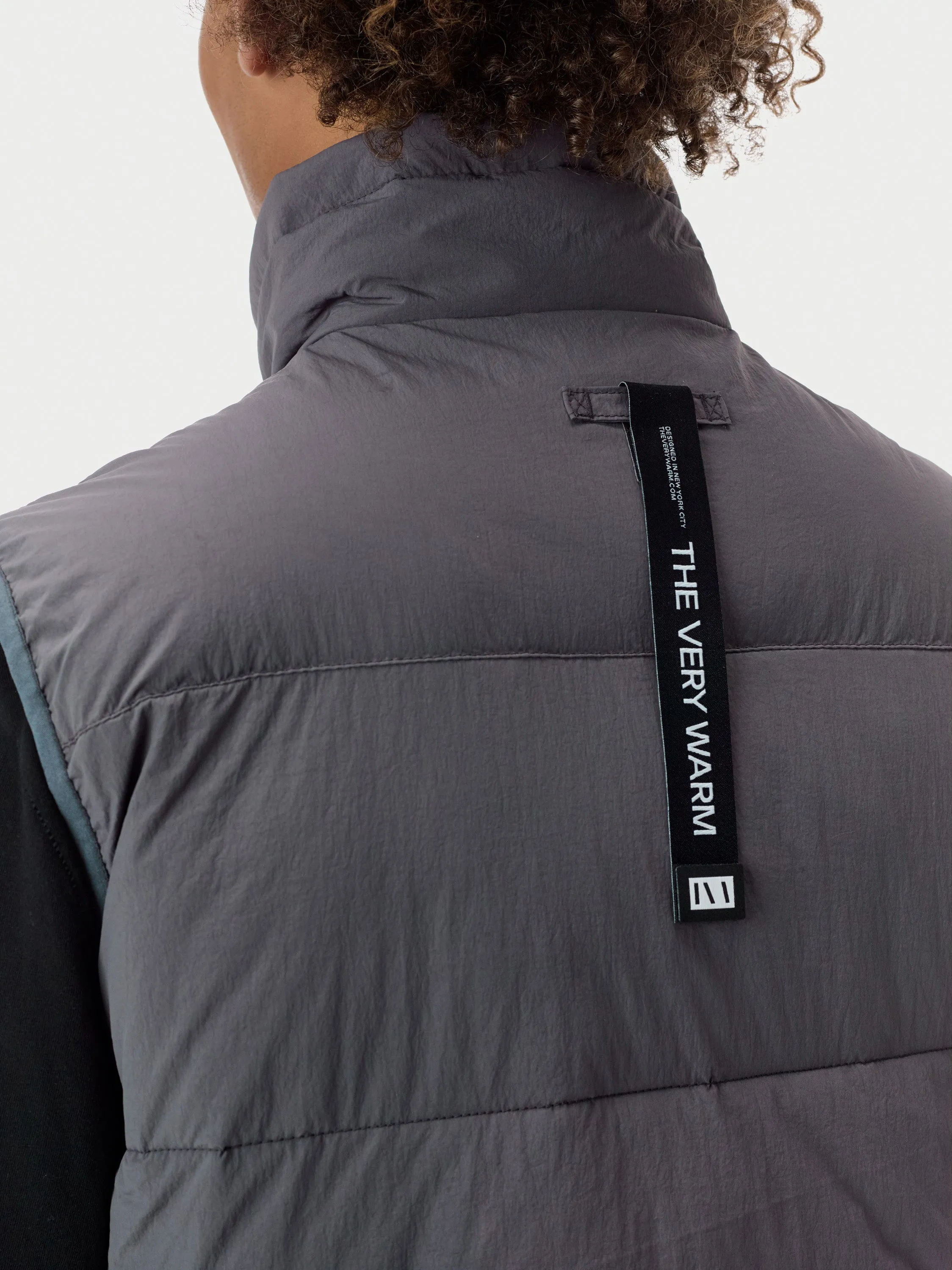 Puffer Vest - Grey