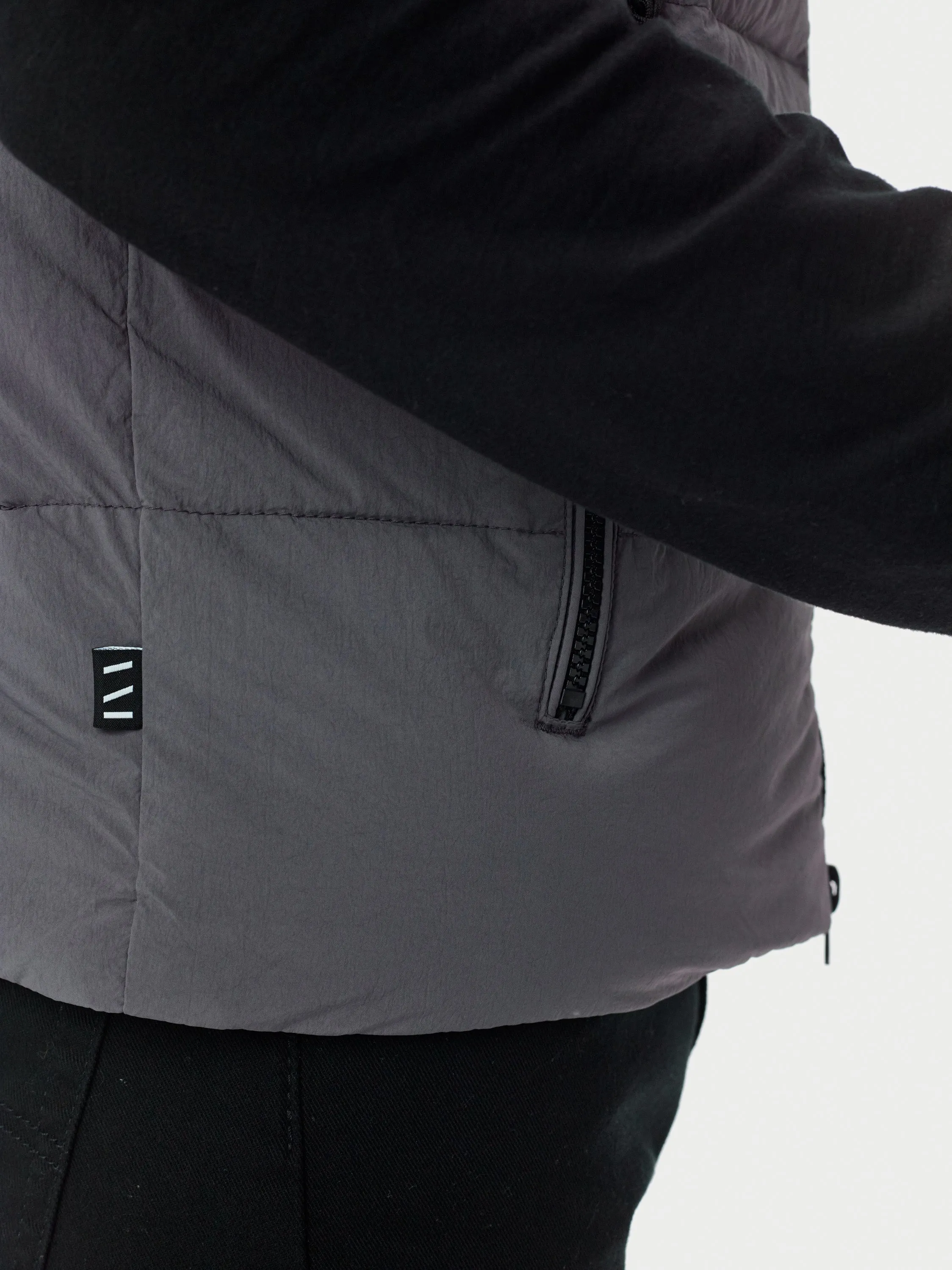 Puffer Vest - Grey