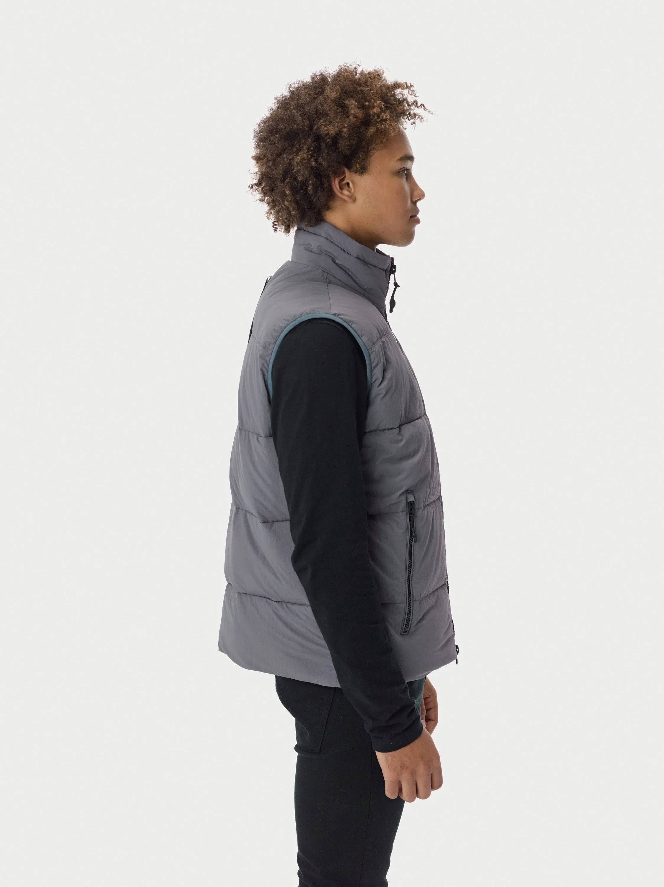 Puffer Vest - Grey