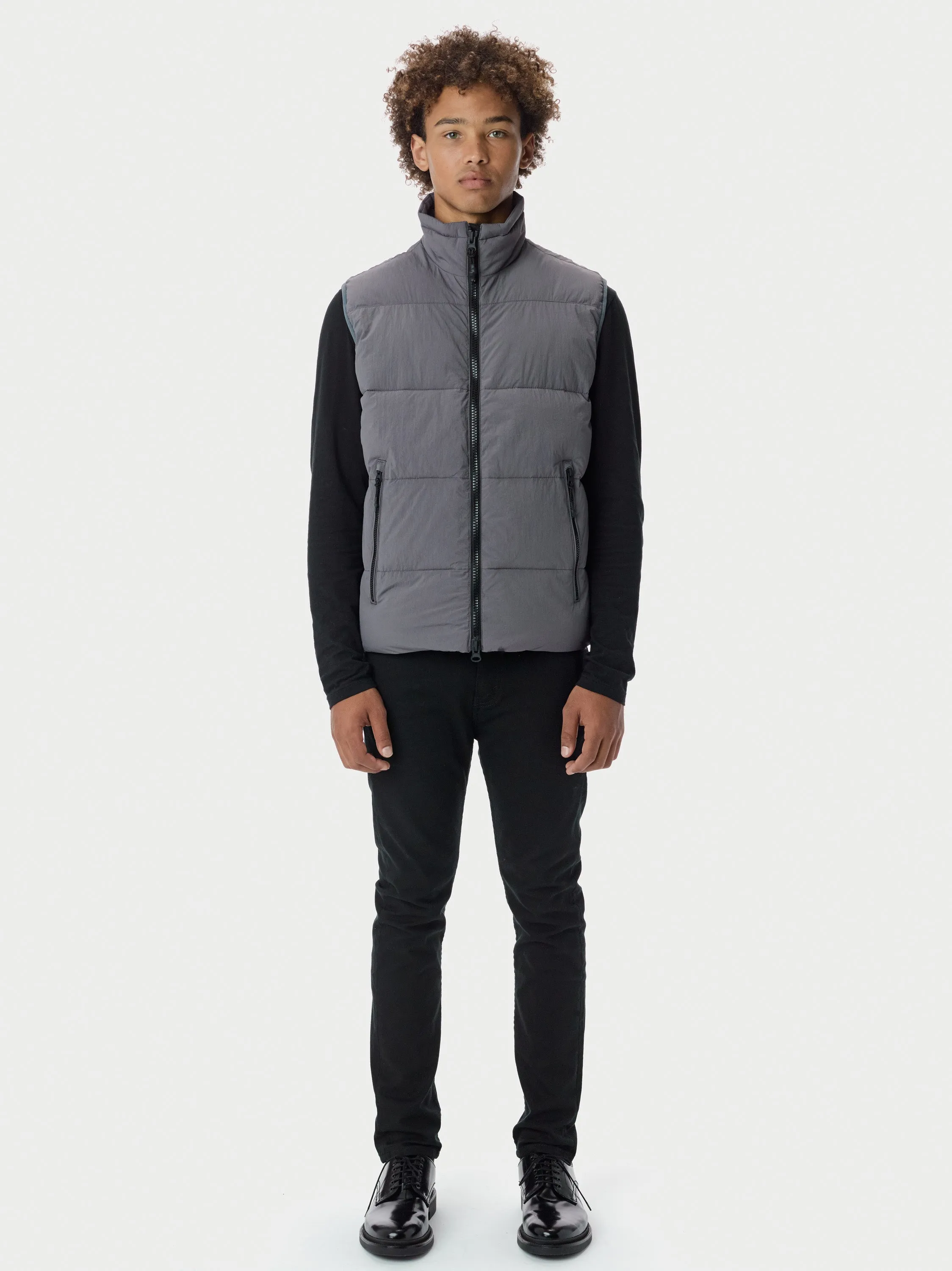 Puffer Vest - Grey