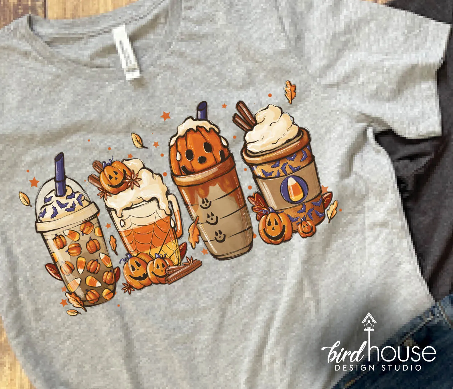 Pumpkin Spice Latte Shirt, Cute Fall Coffee Graphic tee