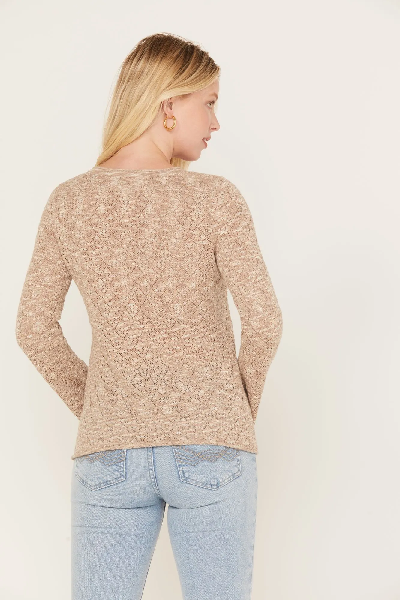 Ranger Pointelle Henley Top