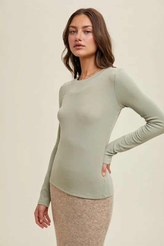 Rebecca Ribbed Top