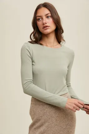 Rebecca Ribbed Top