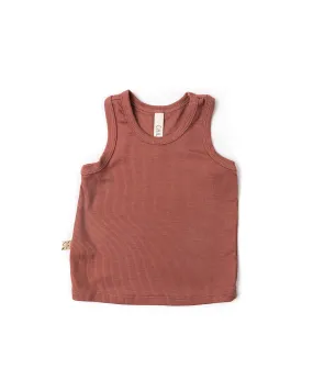 rib knit tank top CO - quartz