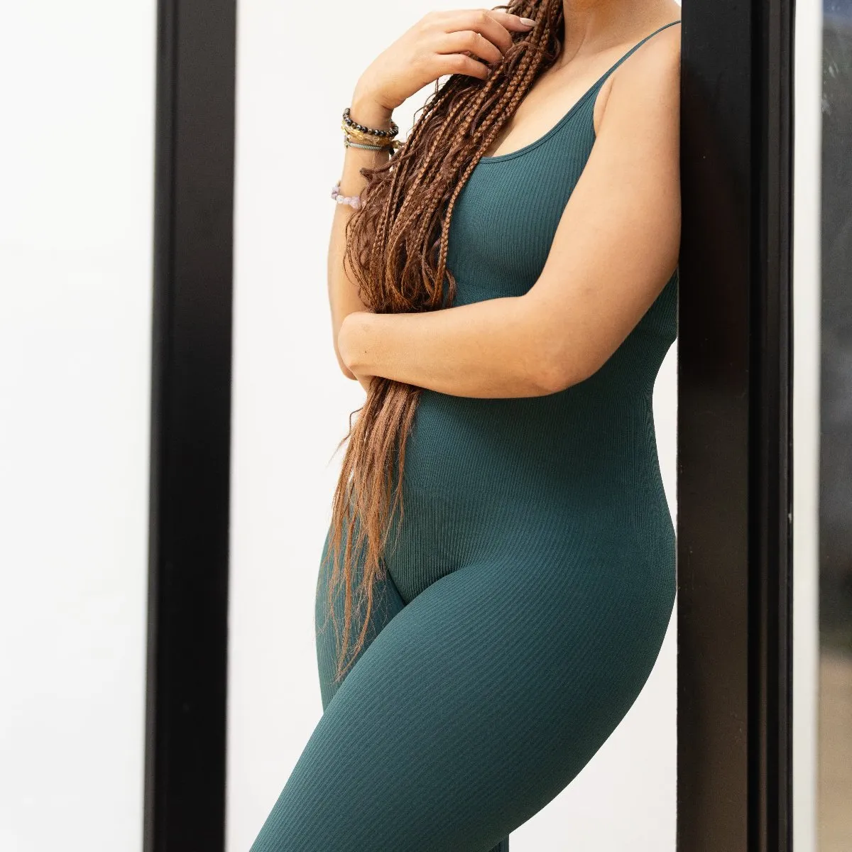 Ribbed Bodysuit | Jade