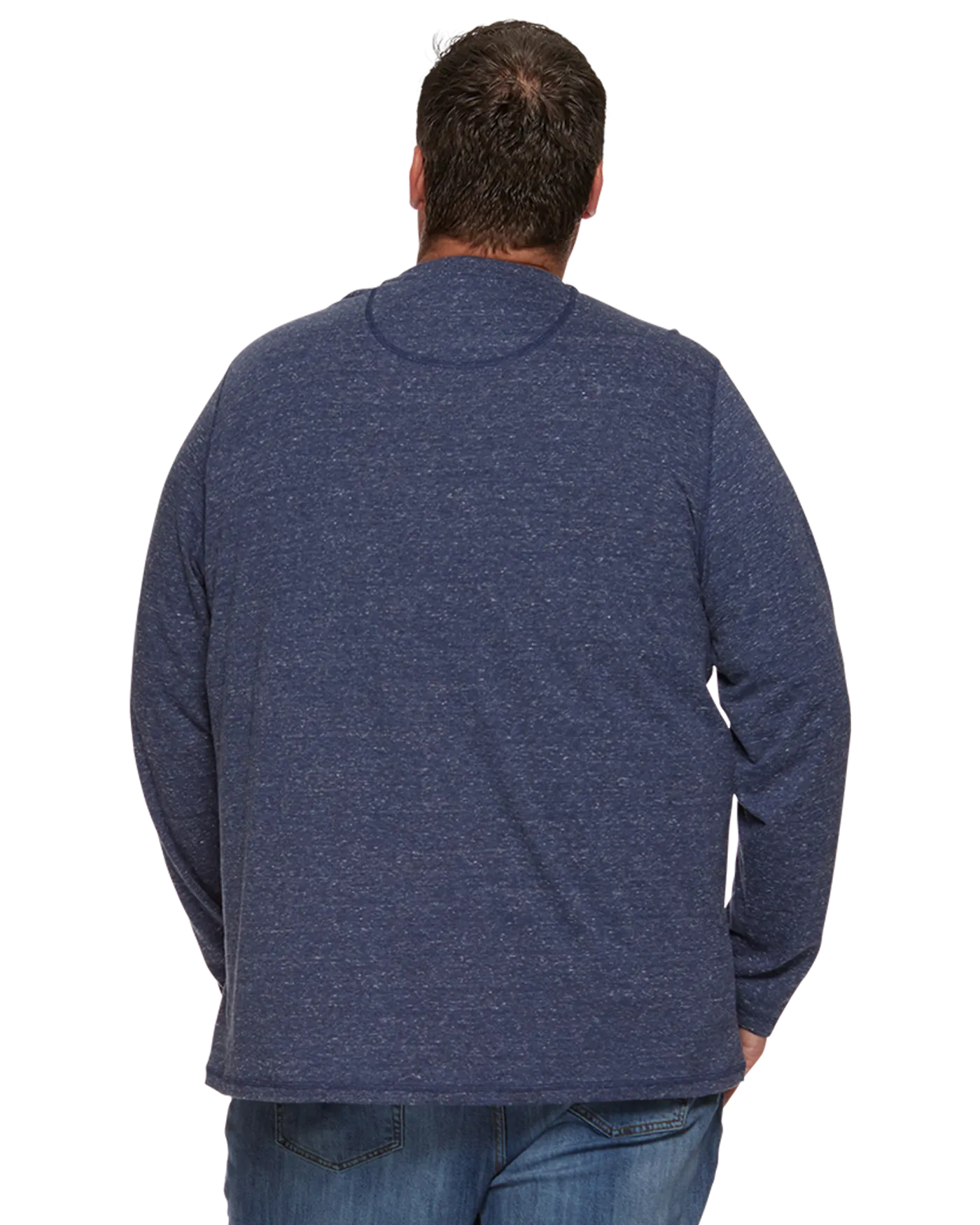 ROLLINS SNOW SLUB LS HENLEY BIG & TALL