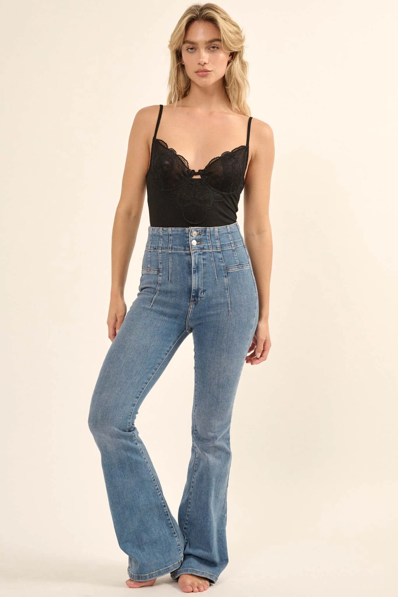 Romantic Rendezvous Lace Teddy Bodysuit