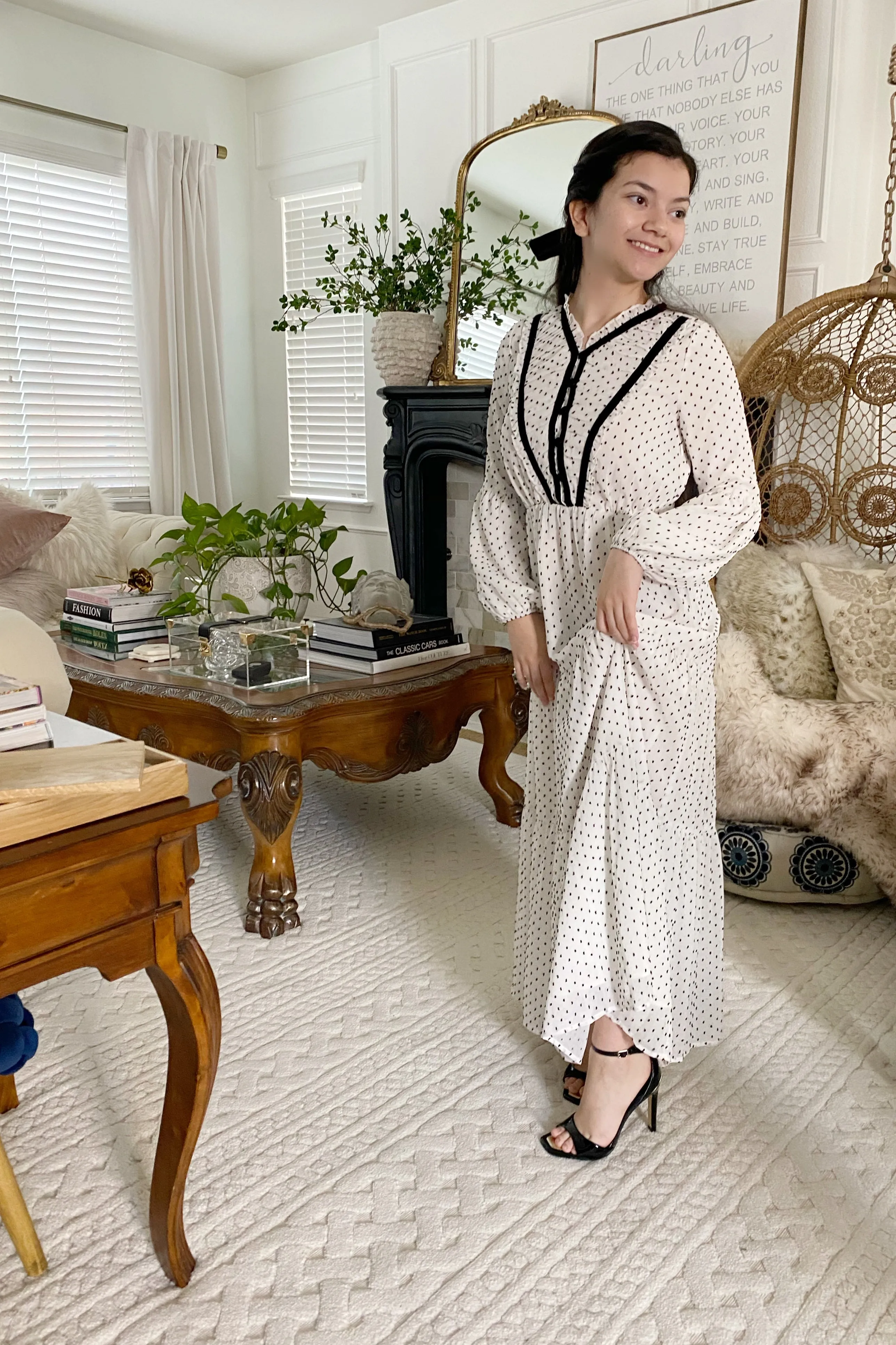Rome White Embroidered Dress