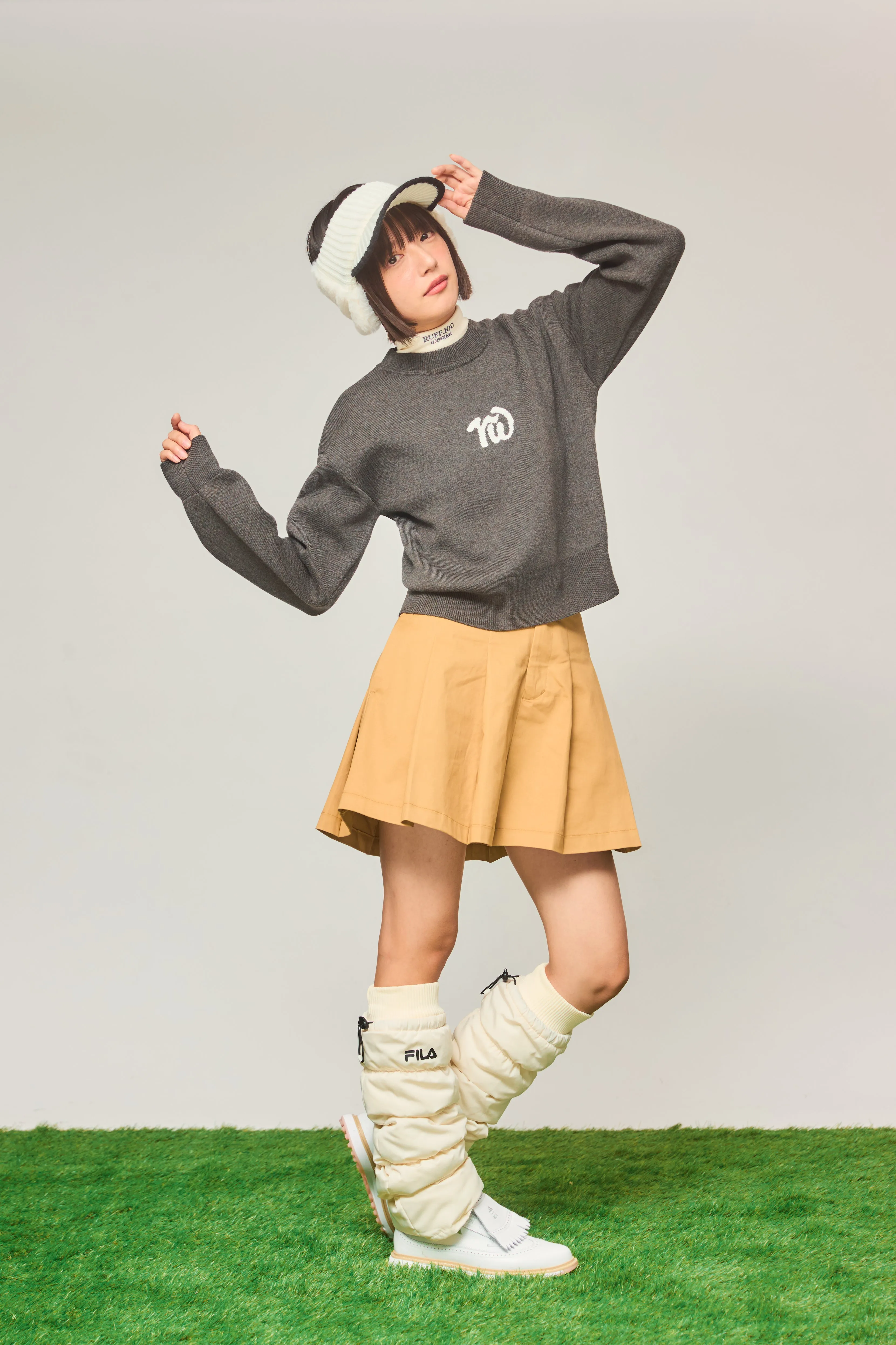 RW jacquard knit GRAY
