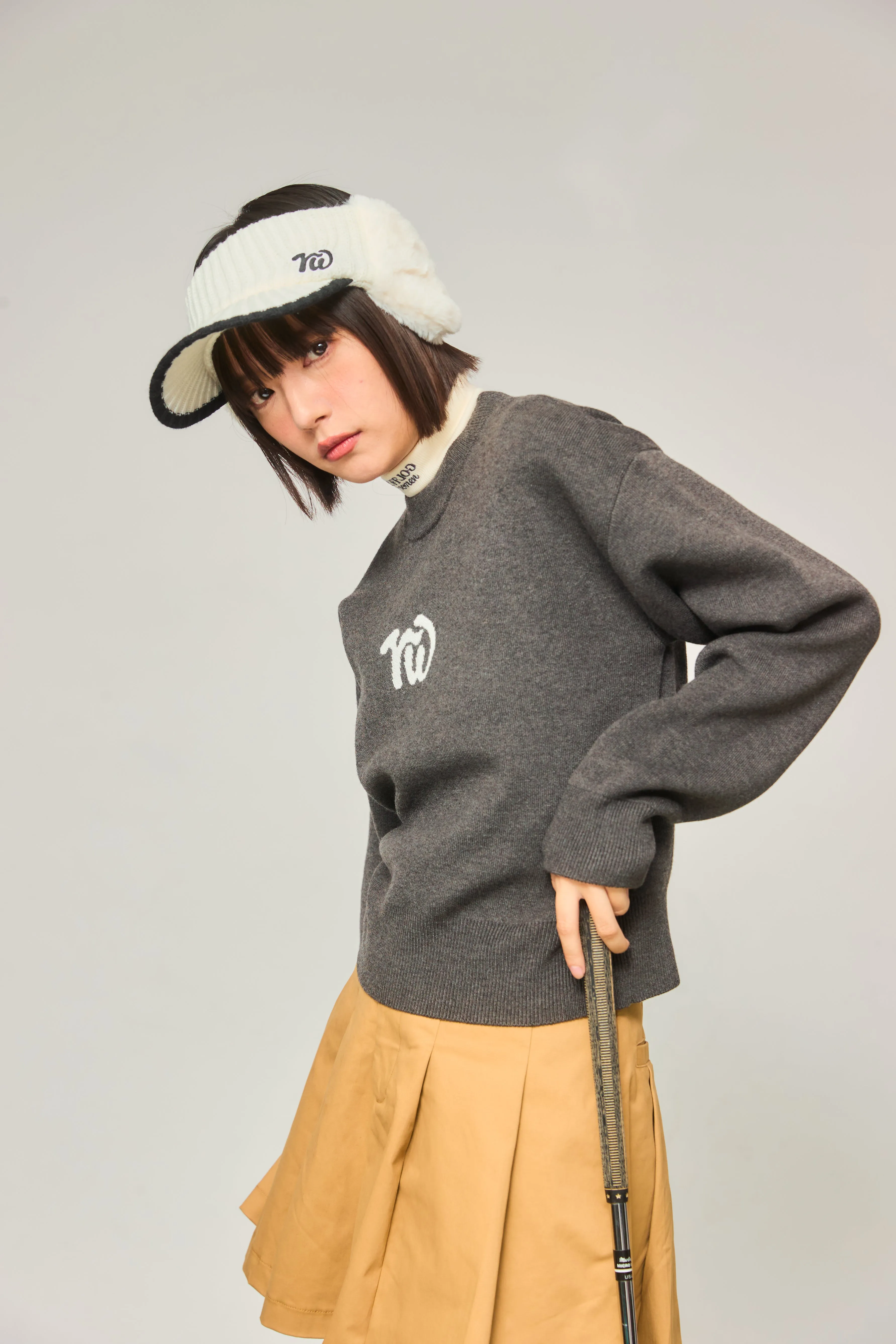 RW jacquard knit GRAY