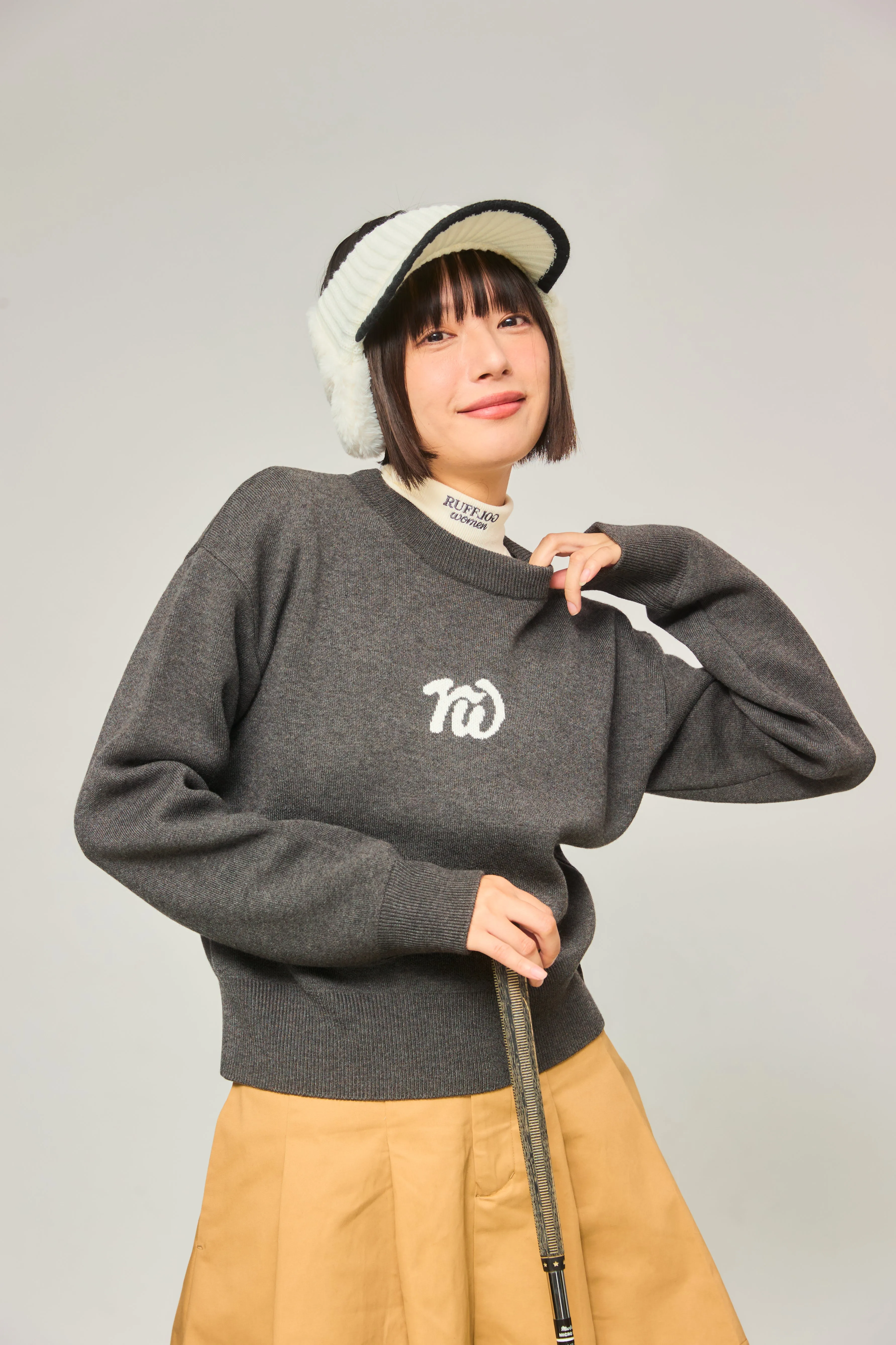 RW jacquard knit GRAY