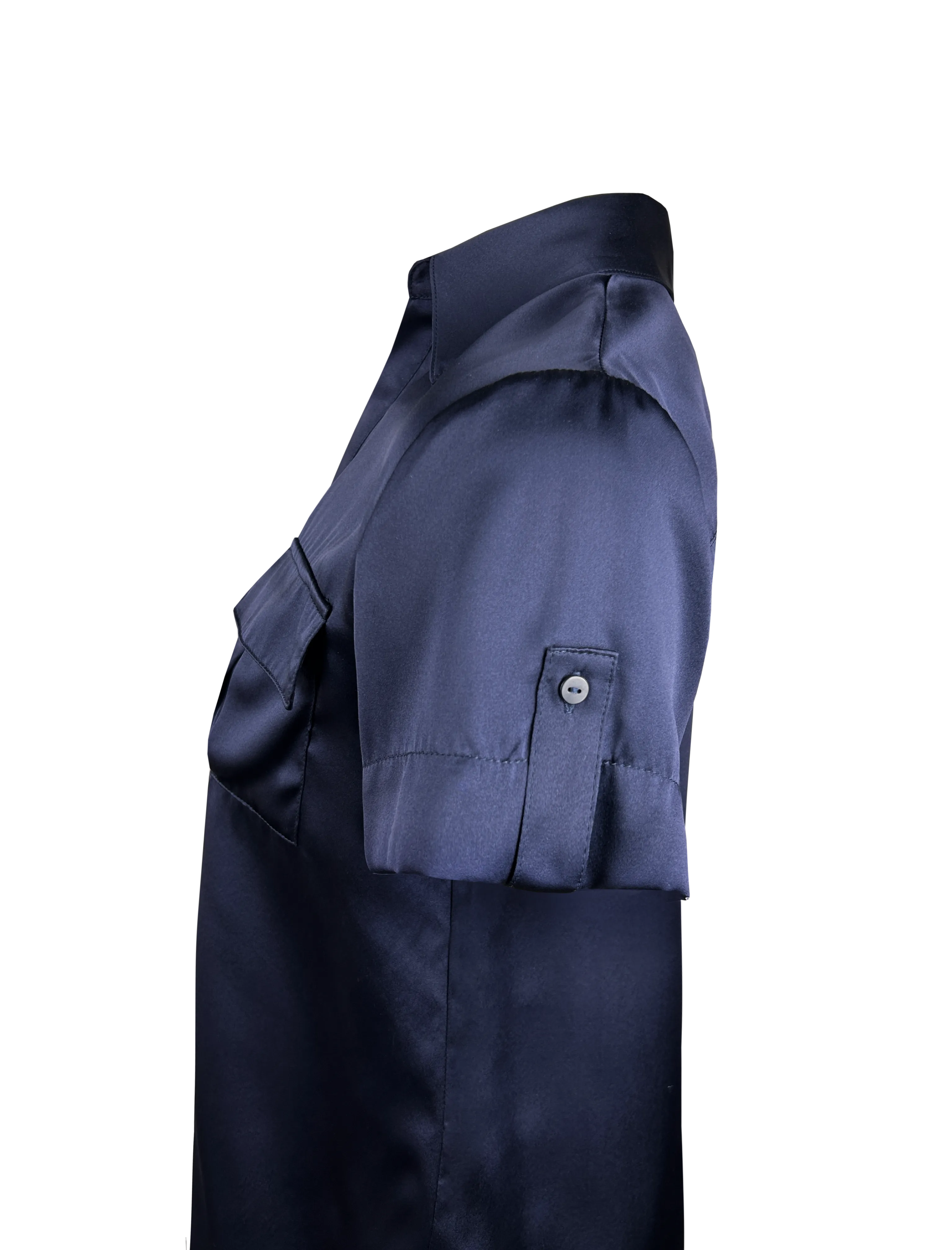 Safari Short Sleeve Henley - Ink Blue