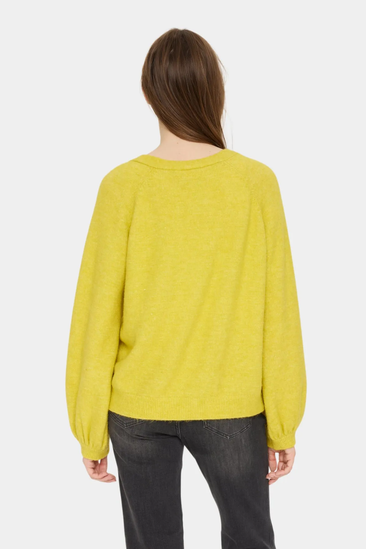 Saint Tropez Garbie Cardigan in Celery
