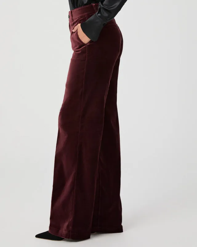Sasha Trousers Dark Oxblood