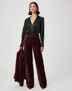 Sasha Trousers Dark Oxblood