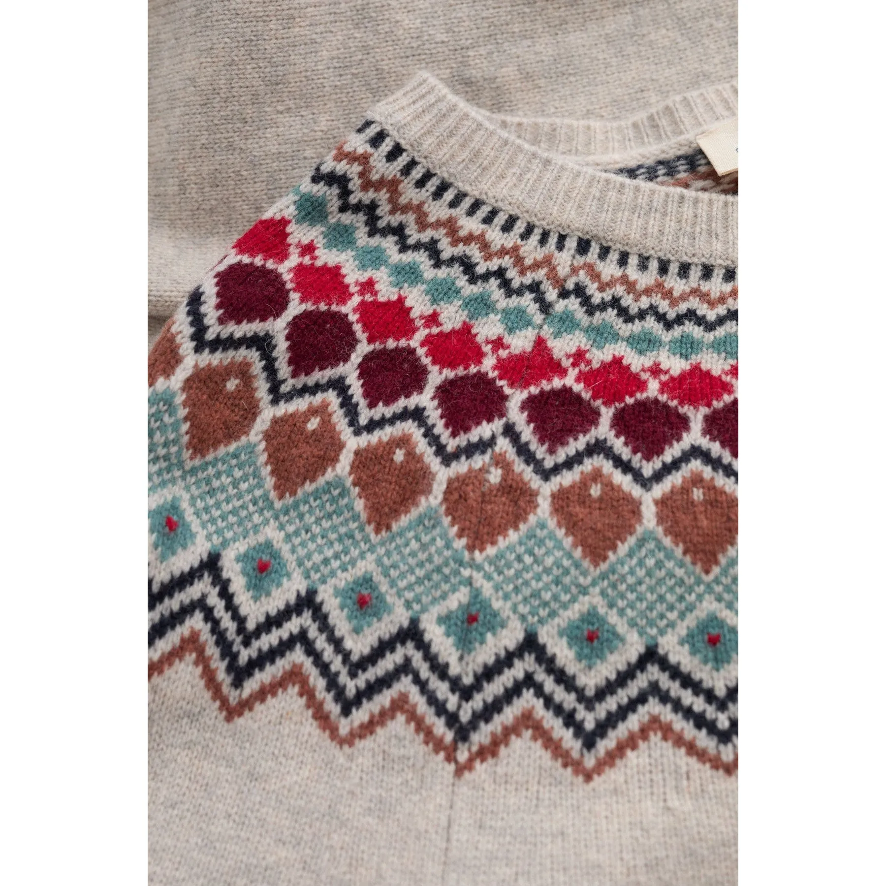 Seasalt Holly Blue Cardigan Andrena Aran Dahlia Mix