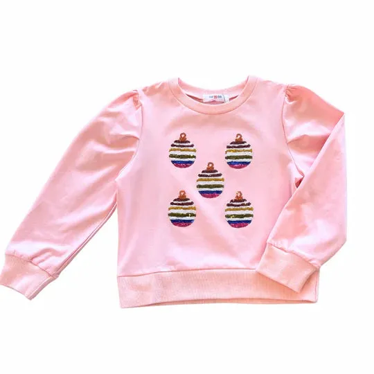 Sequin Ornament LS Shirt