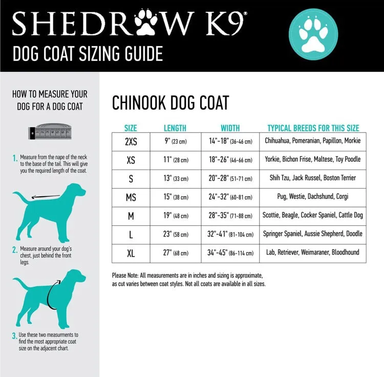 Shedrow K9 Chinook Coat Orange