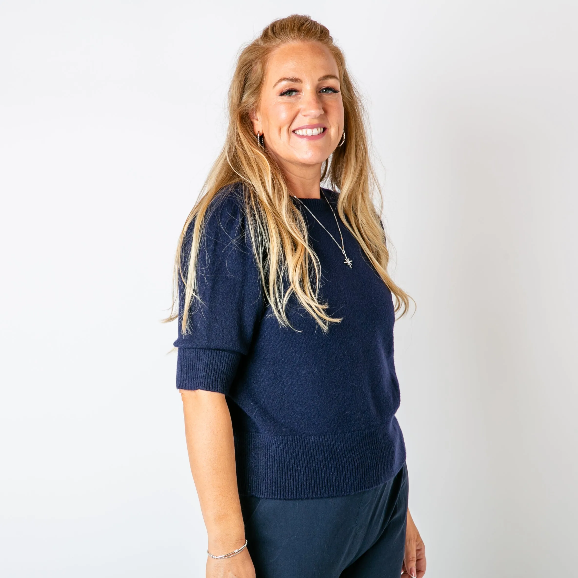 Short Puff Sleeve Jumper