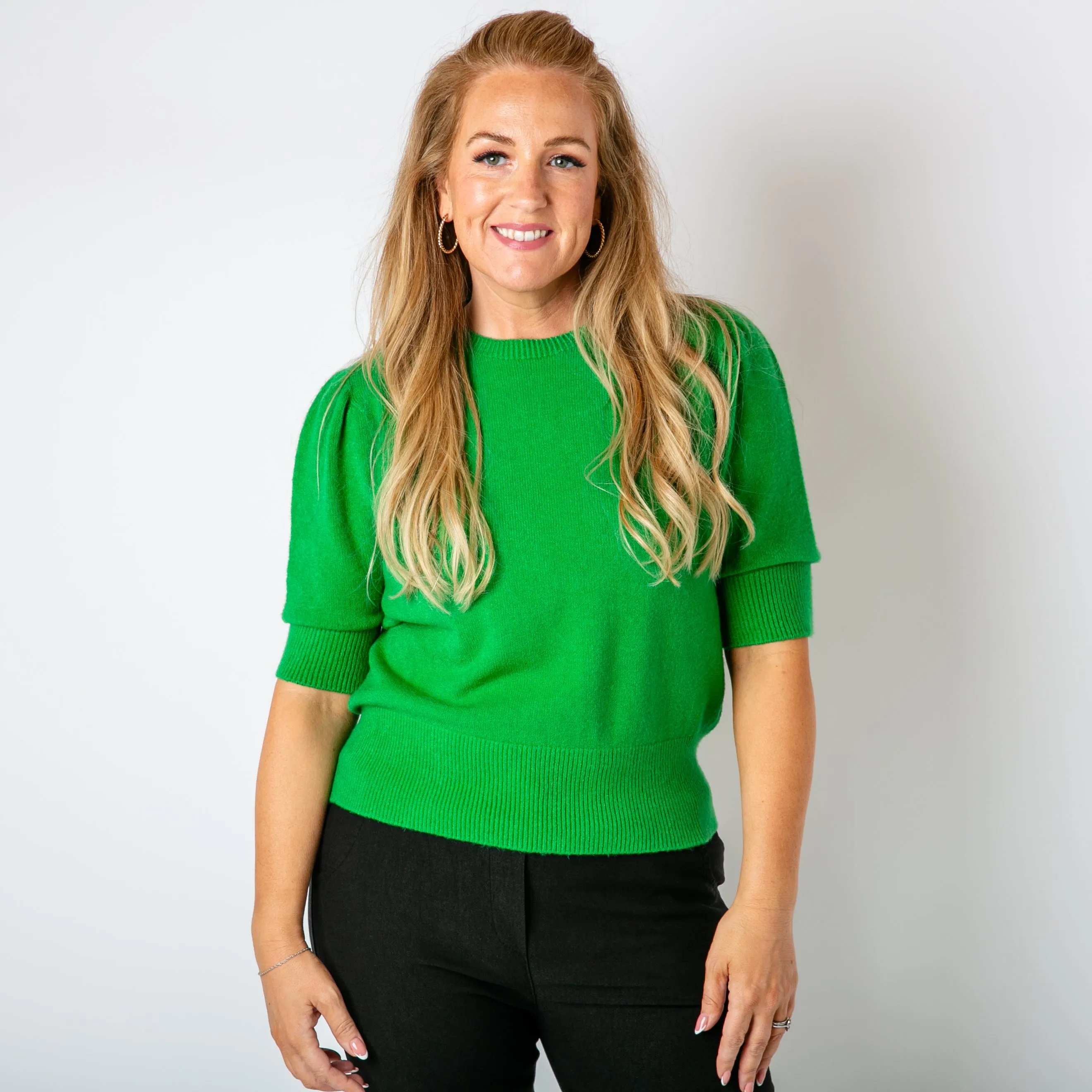 Short Puff Sleeve Jumper
