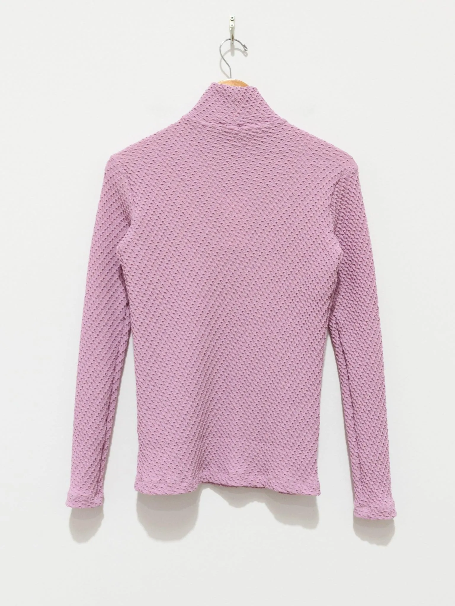 Shrink Knit Turtleneck - Lavender Pink