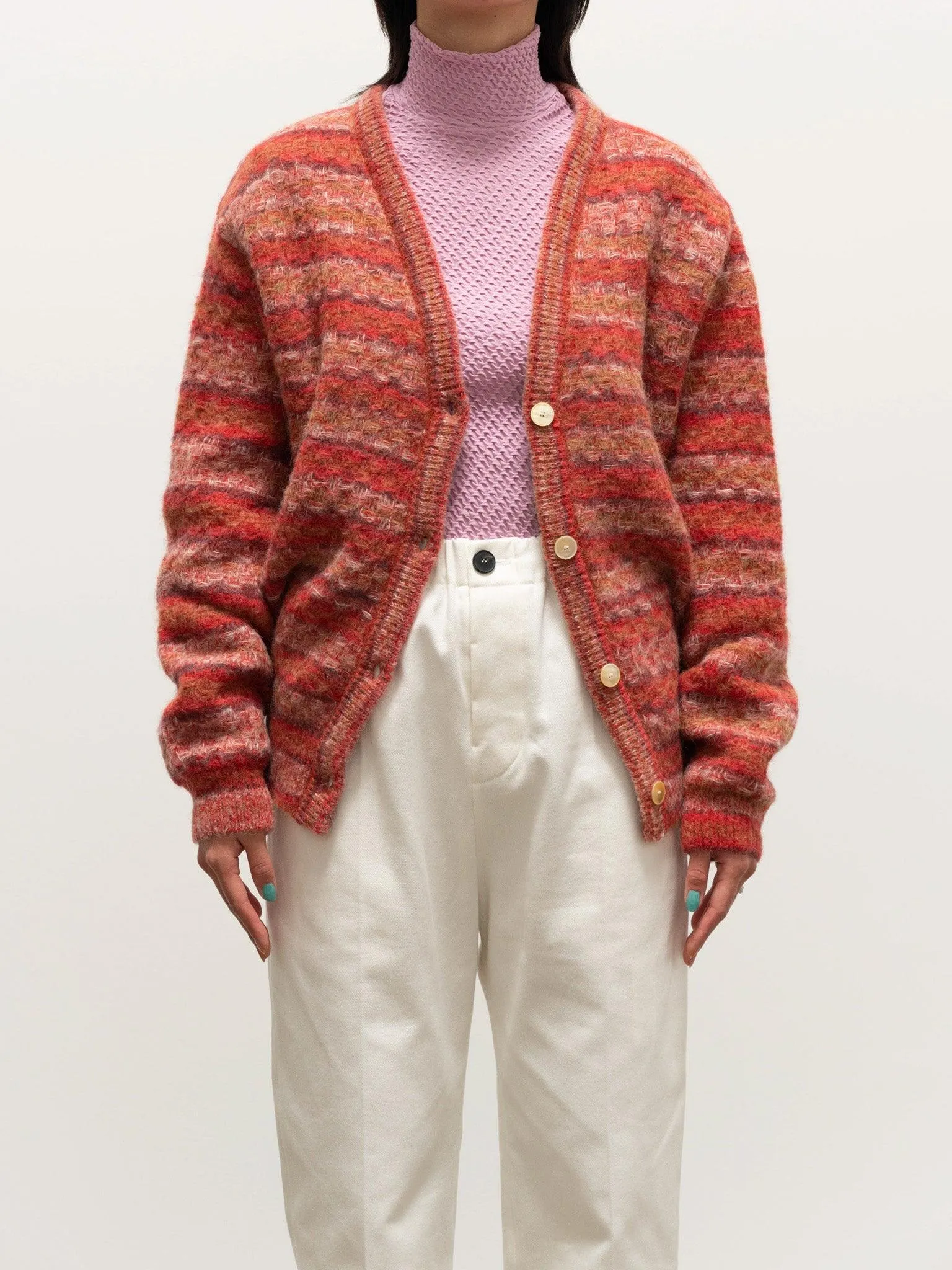 Shrink Knit Turtleneck - Lavender Pink