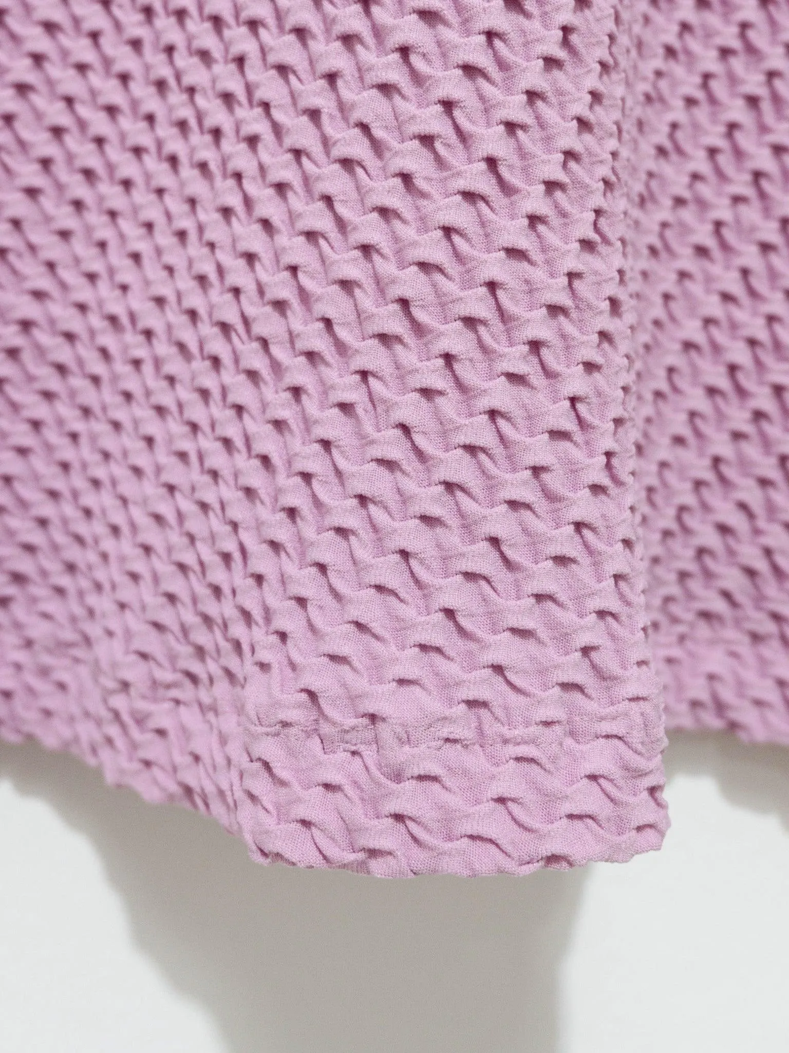 Shrink Knit Turtleneck - Lavender Pink