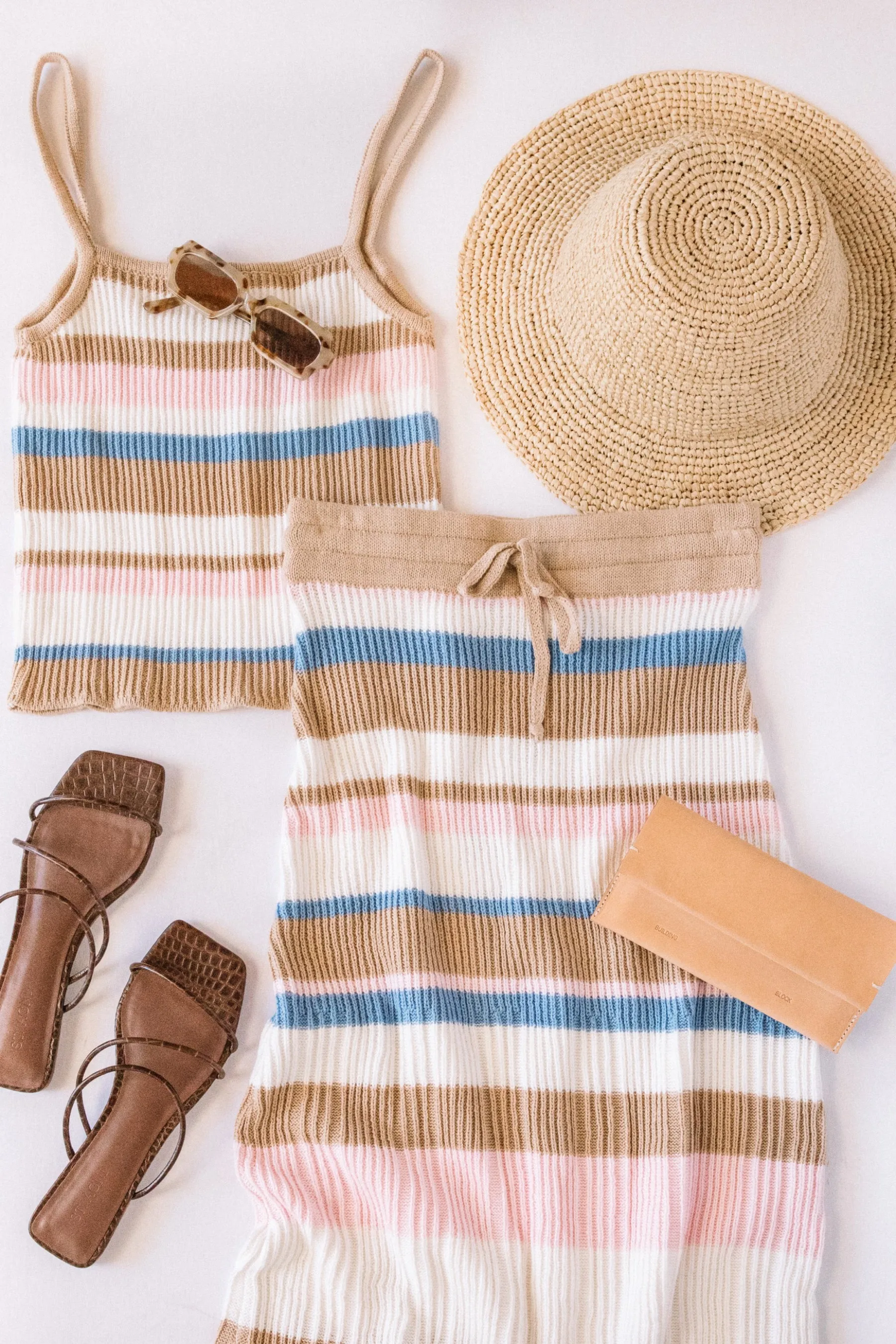 Sky Boxy Stripe Riya Top
