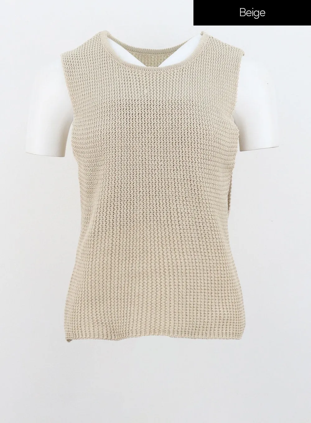 Sleeveless Knit Top IU329