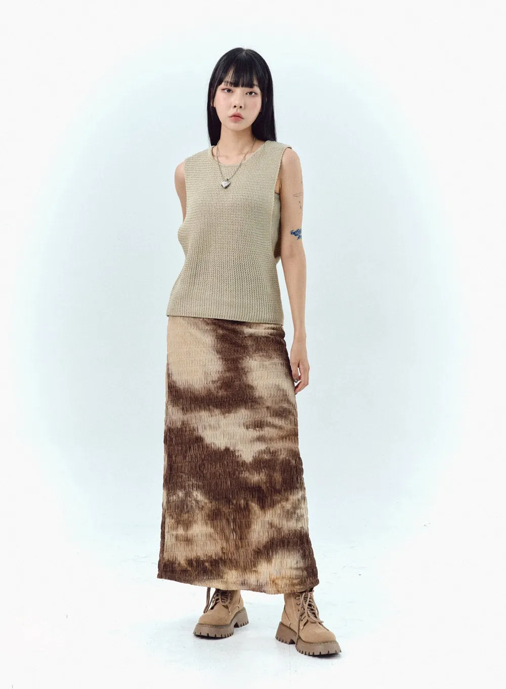 Sleeveless Knit Top IU329