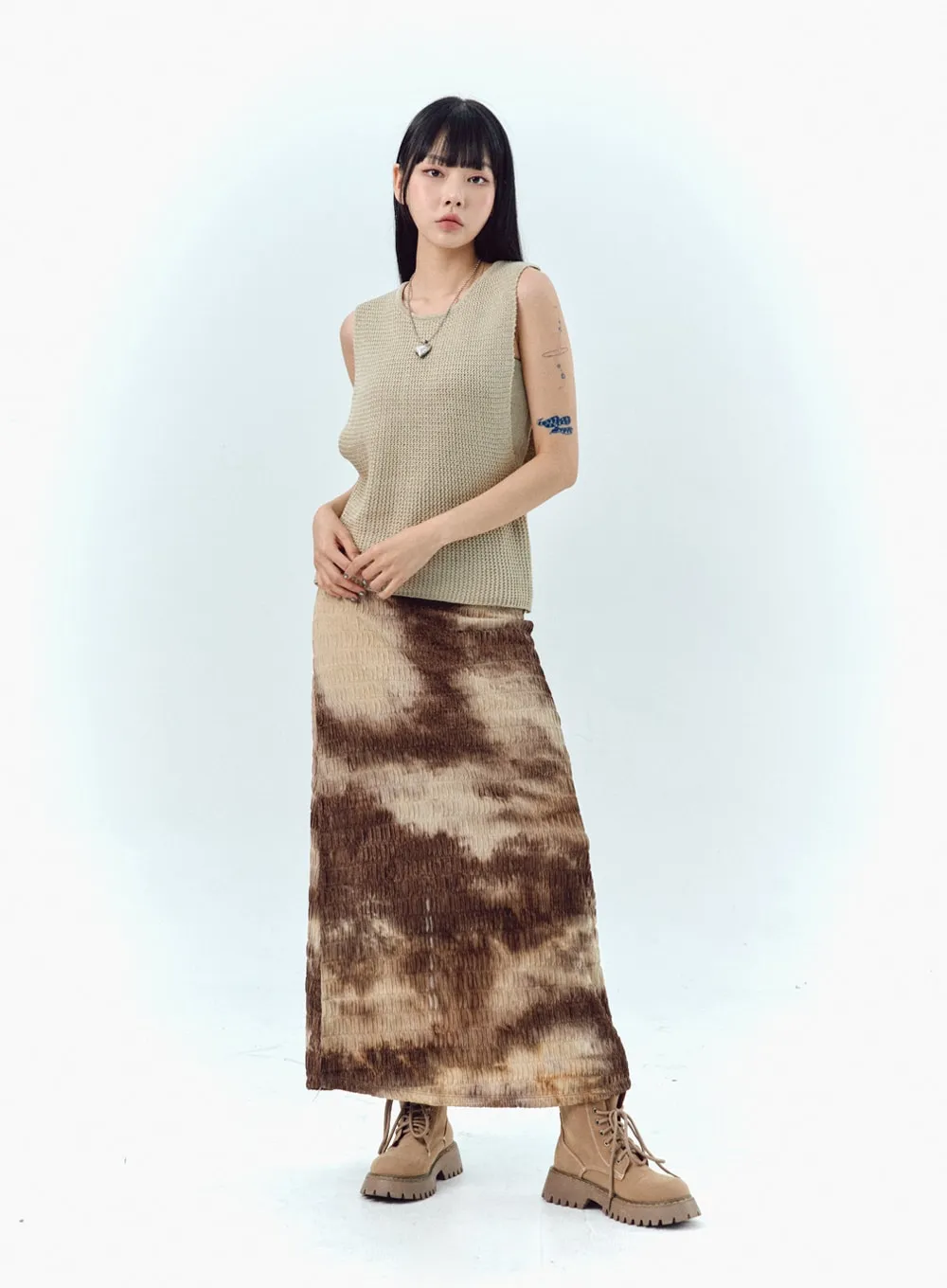 Sleeveless Knit Top IU329
