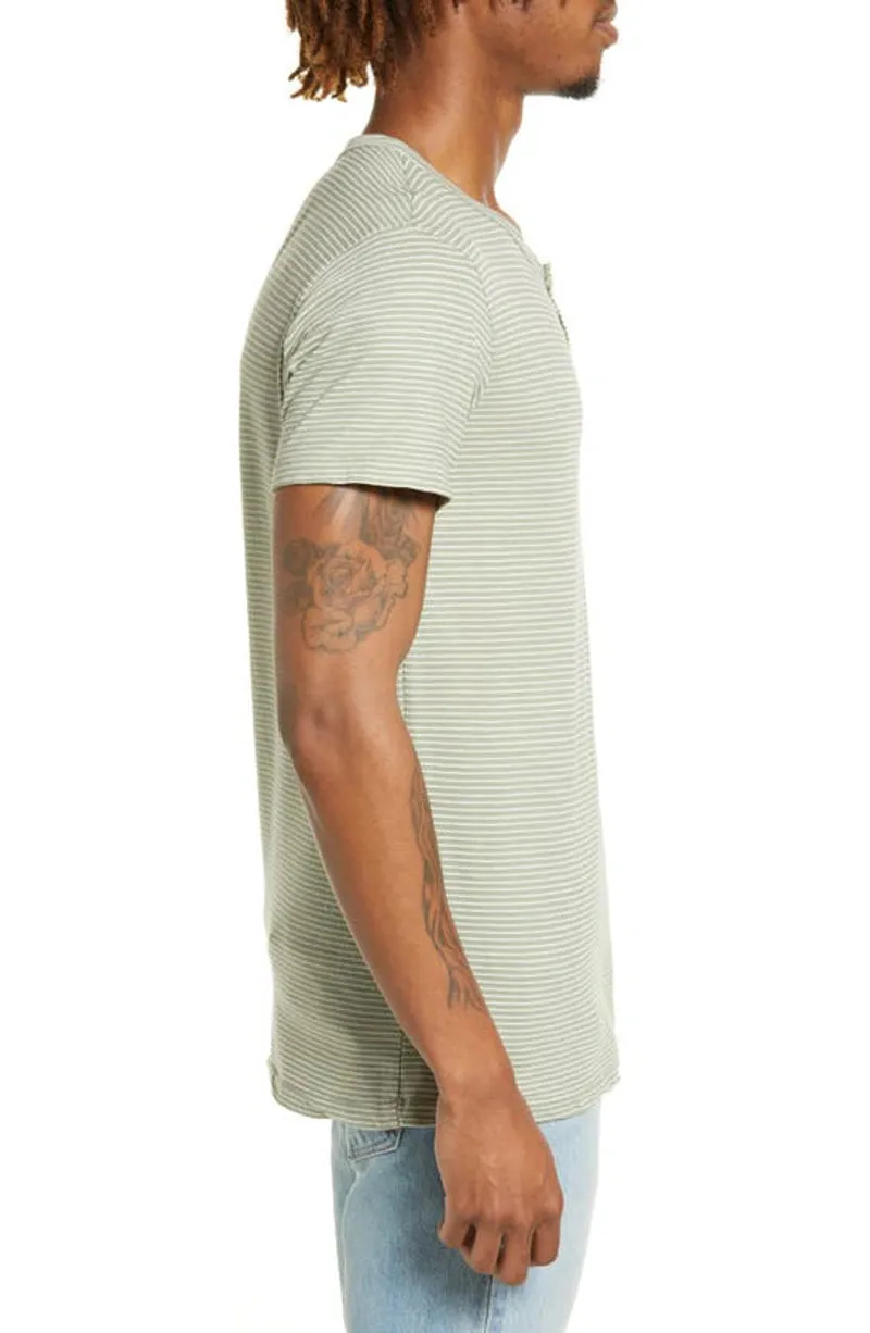 Sol Angeles Stripe Cactus Henley