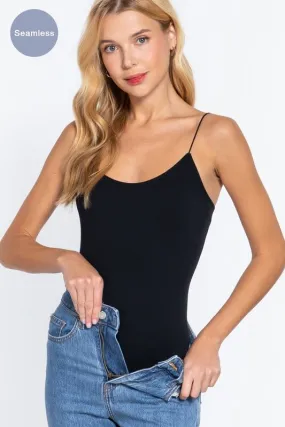 Solid Cami Basic Bodysuit