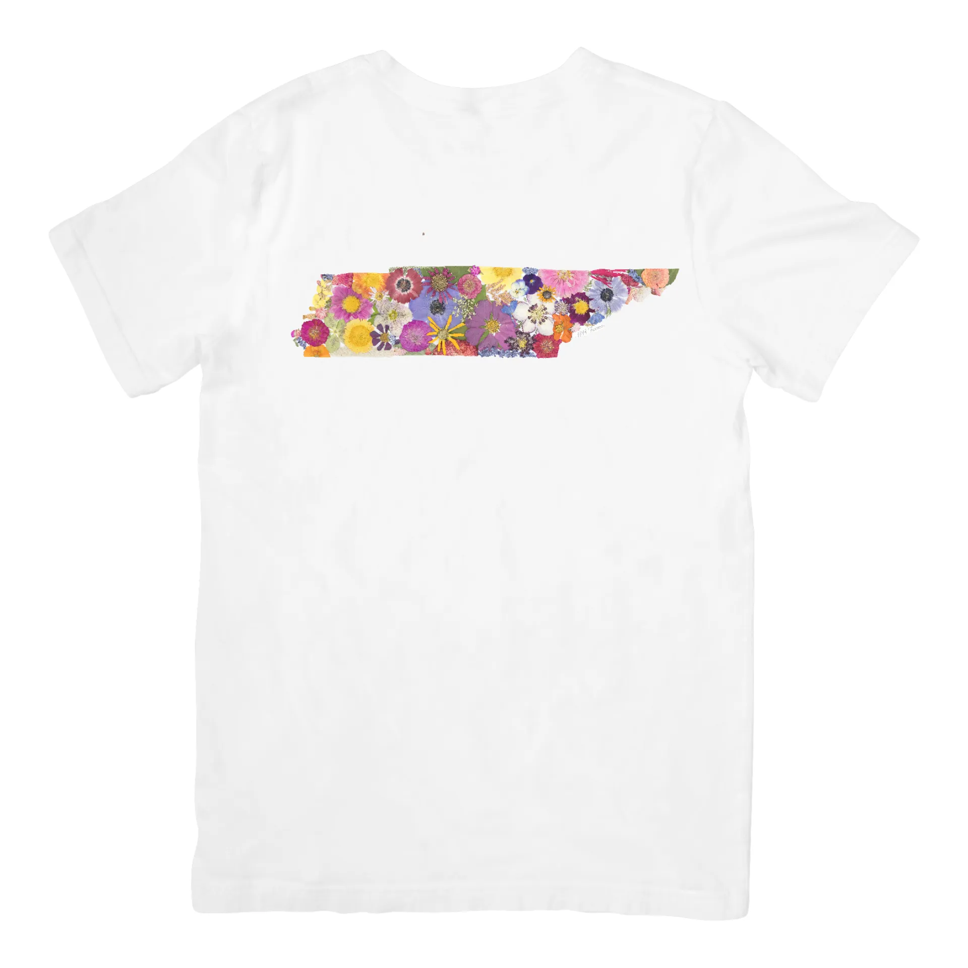 State Themed Comfort Colors Tshirt - "Where I Bloom" Collection
