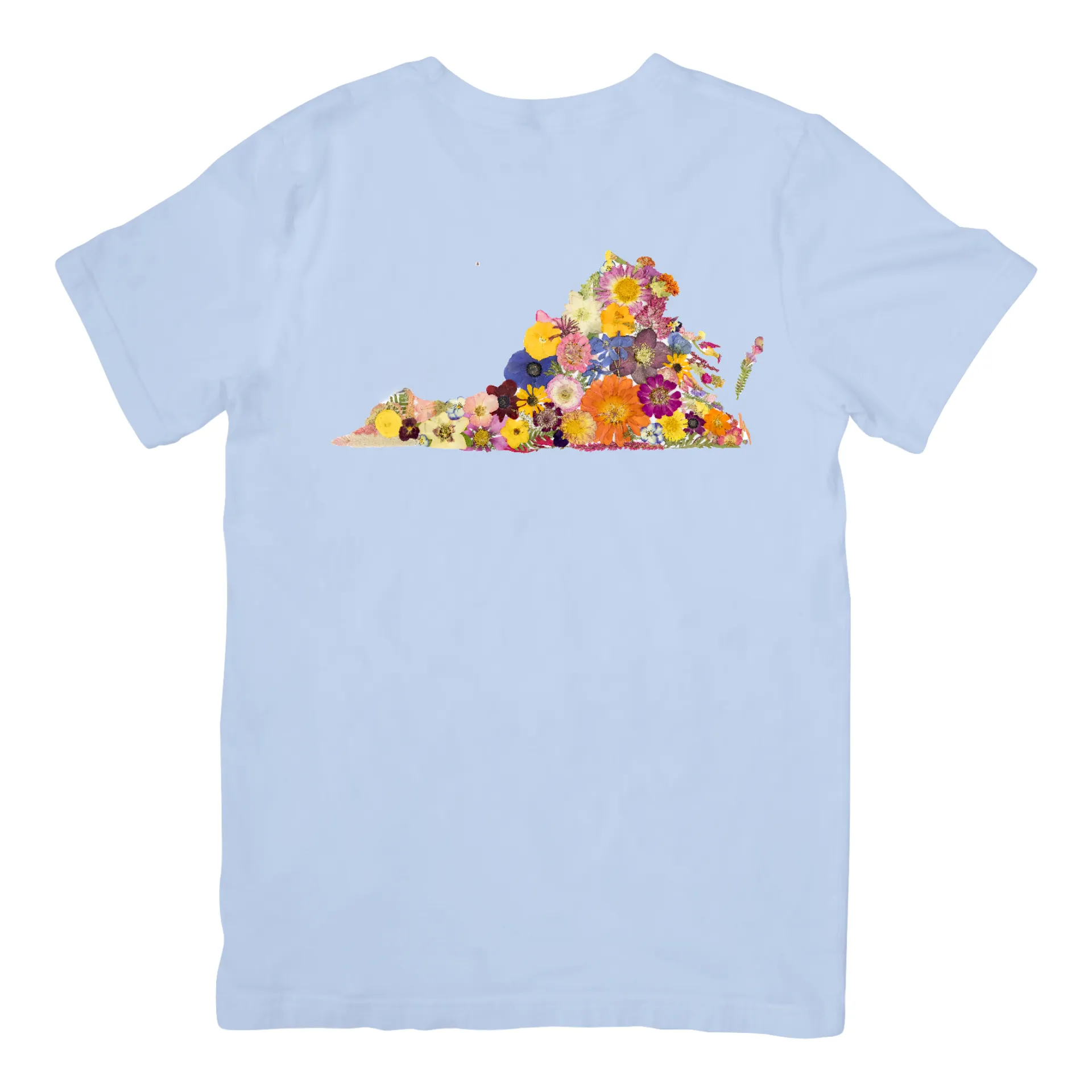 State Themed Comfort Colors Tshirt - "Where I Bloom" Collection