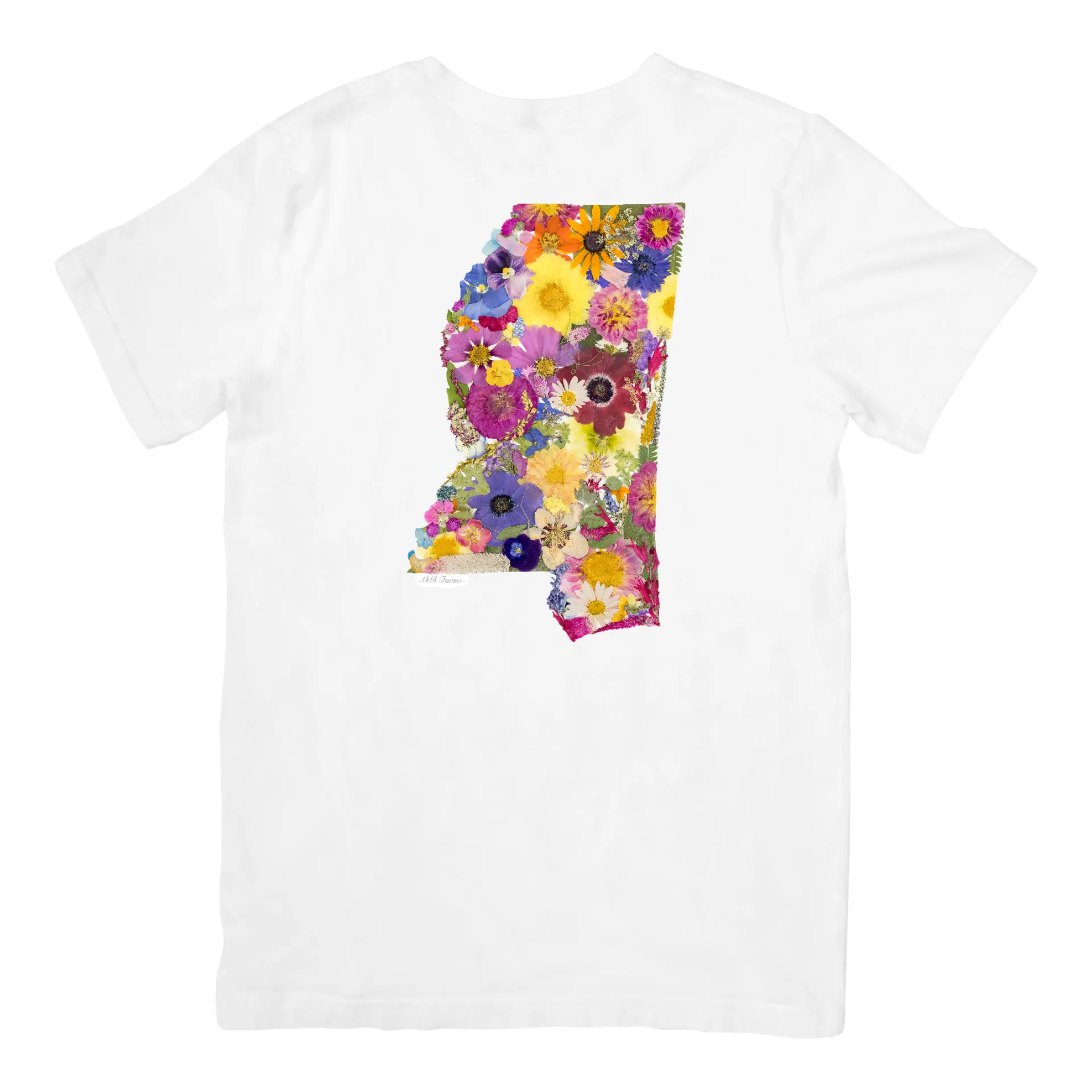 State Themed Comfort Colors Tshirt - "Where I Bloom" Collection
