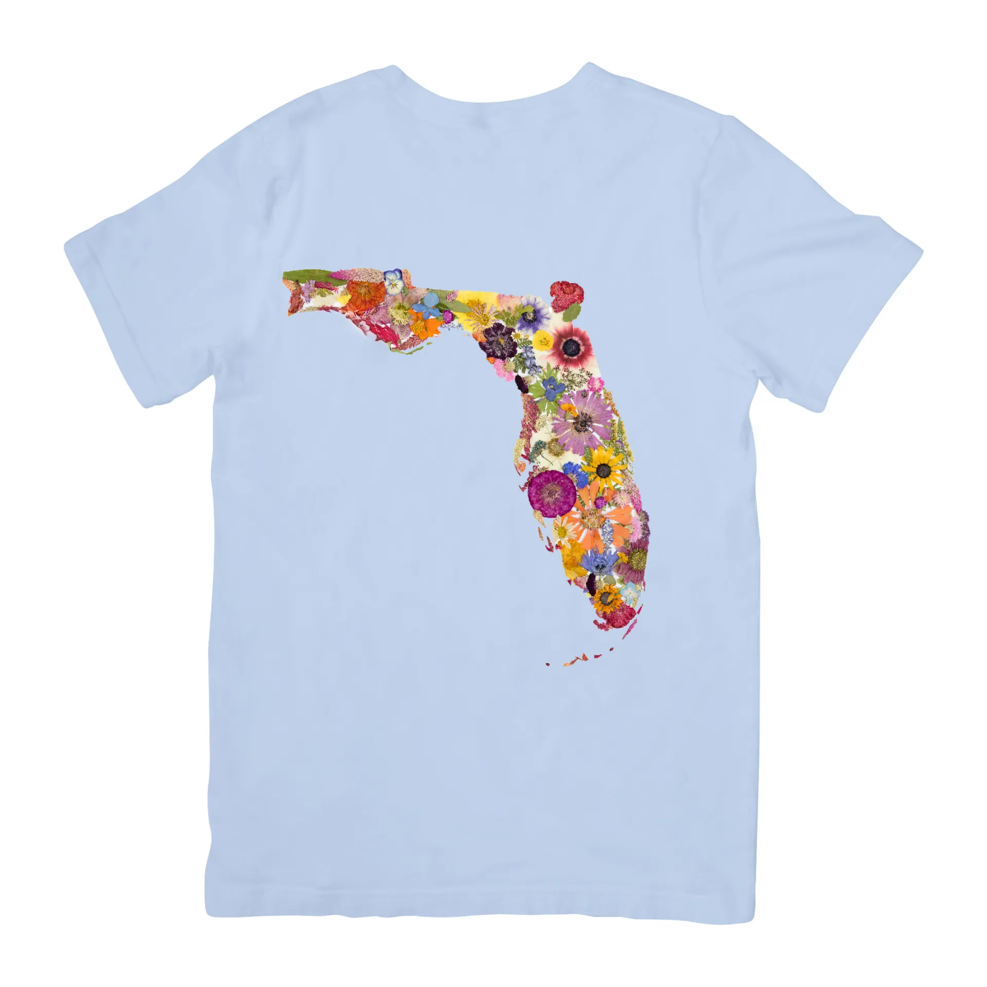 State Themed Comfort Colors Tshirt - "Where I Bloom" Collection