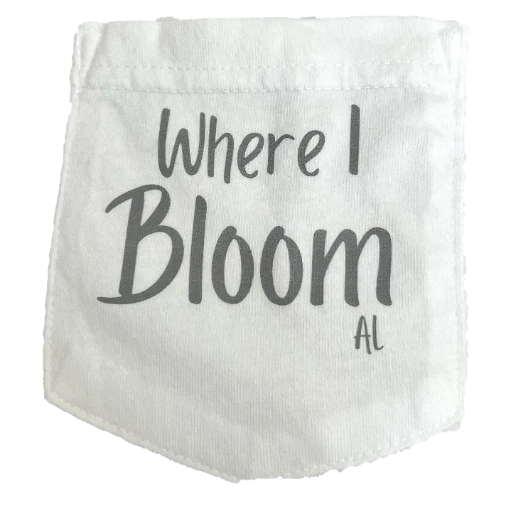 State Themed Comfort Colors Tshirt - "Where I Bloom" Collection