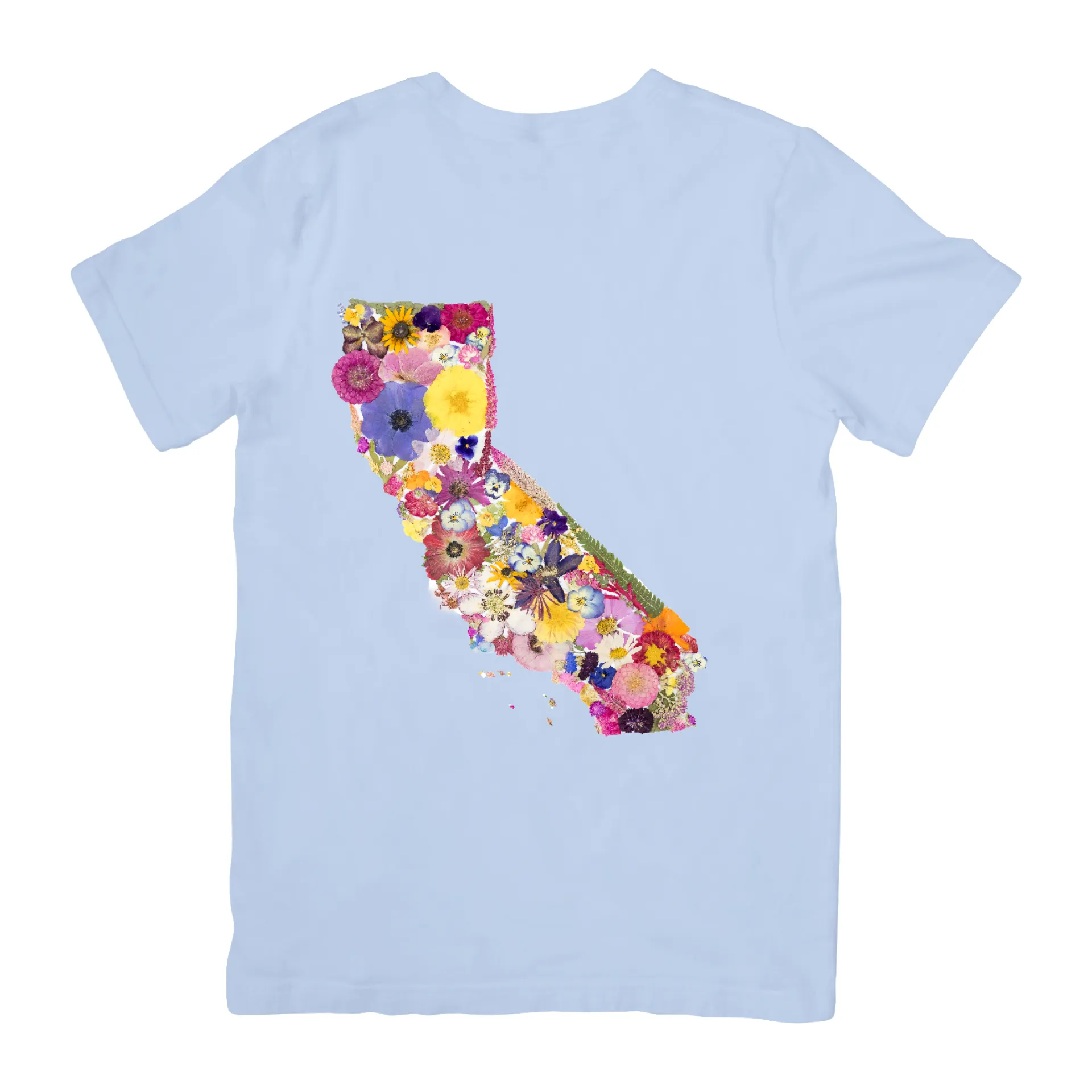 State Themed Comfort Colors Tshirt - "Where I Bloom" Collection