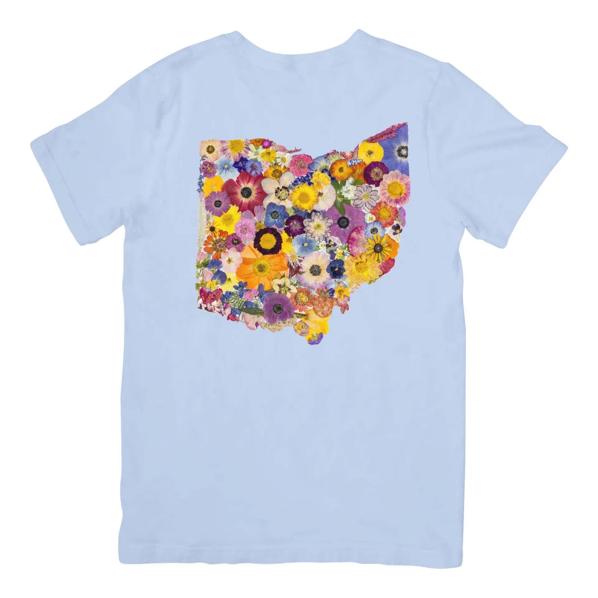 State Themed Comfort Colors Tshirt - "Where I Bloom" Collection
