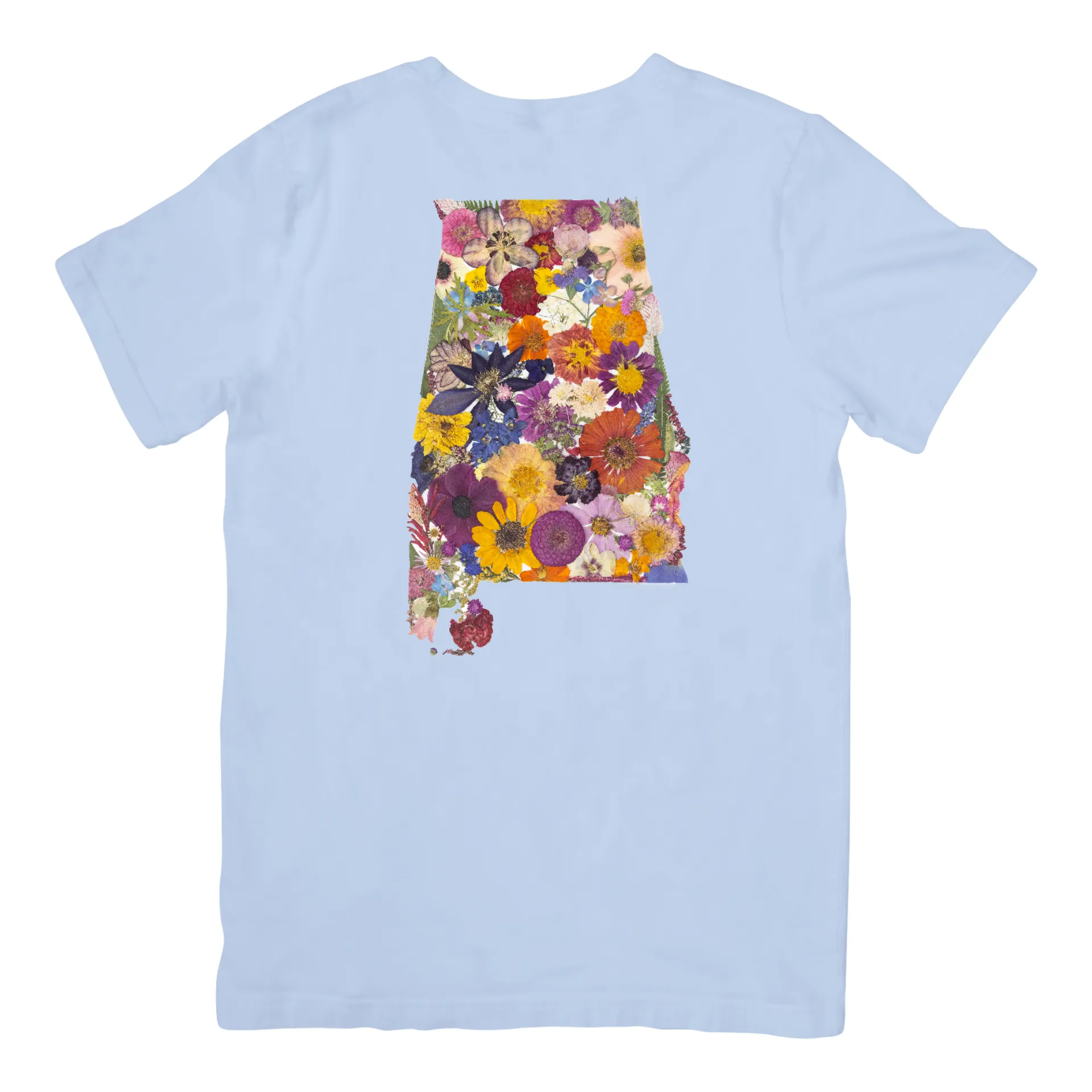 State Themed Comfort Colors Tshirt - "Where I Bloom" Collection