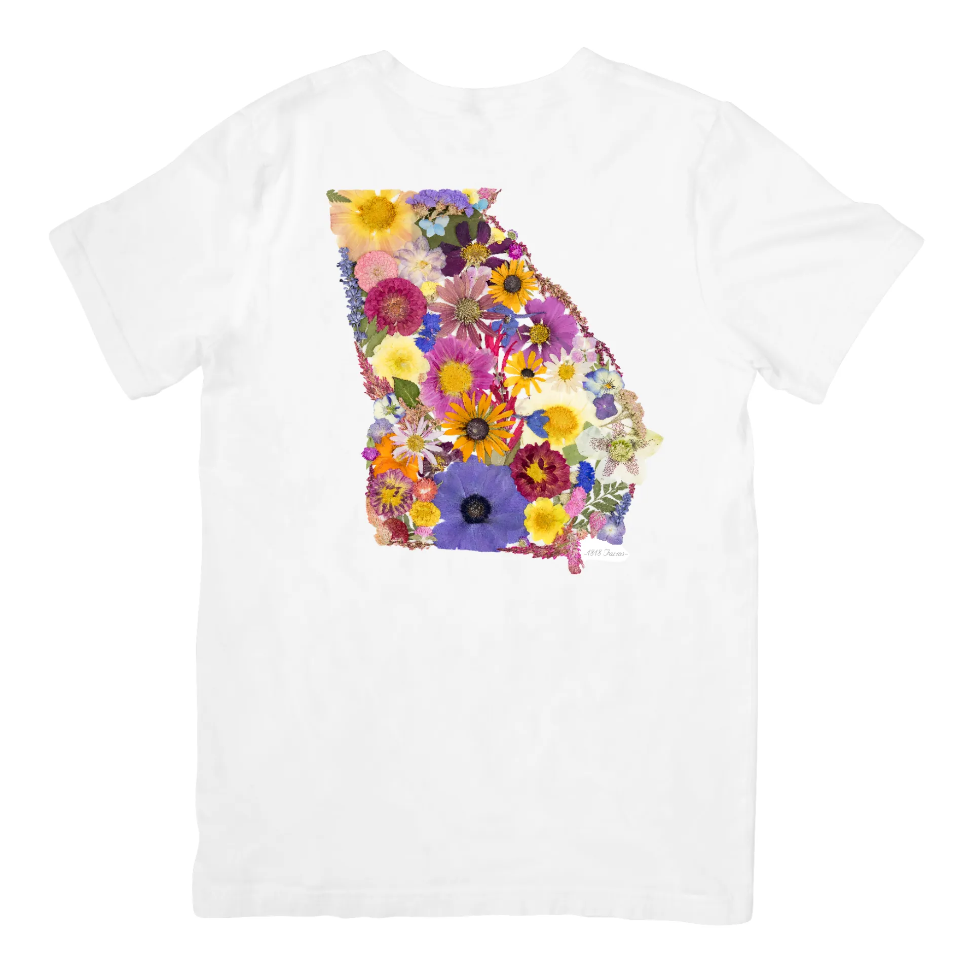 State Themed Comfort Colors Tshirt - "Where I Bloom" Collection