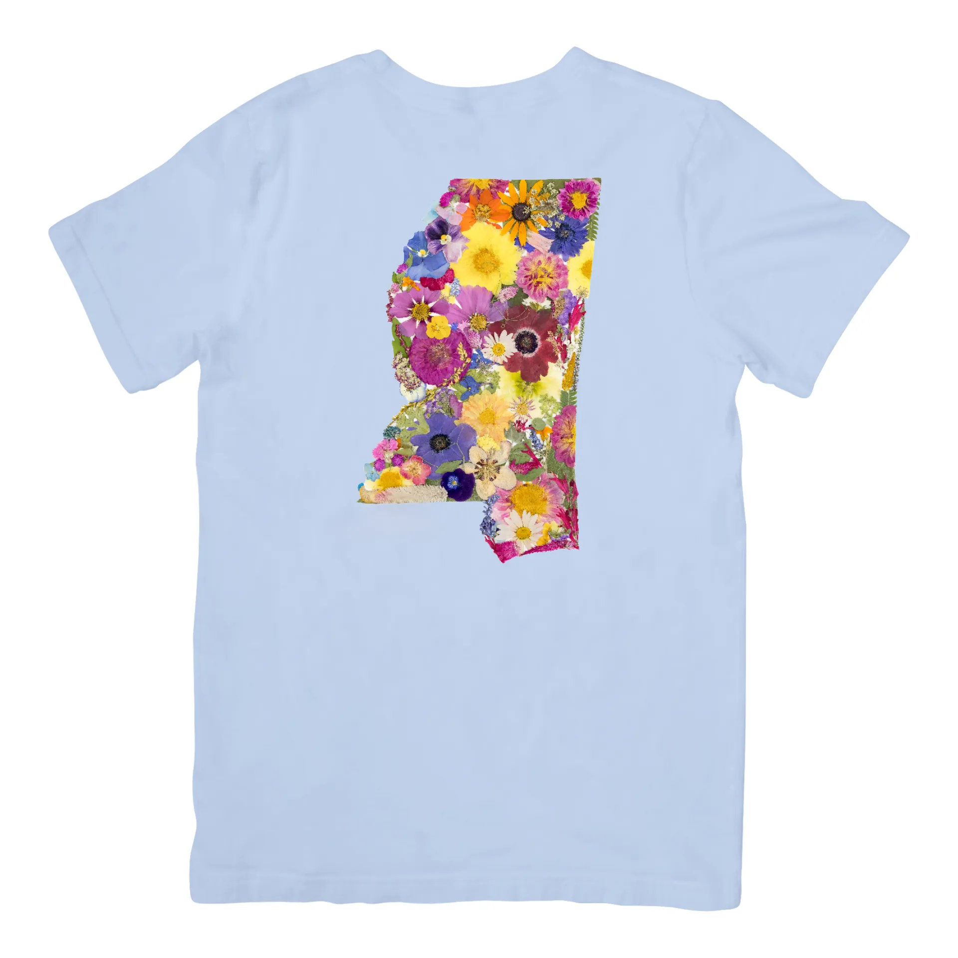 State Themed Comfort Colors Tshirt - "Where I Bloom" Collection