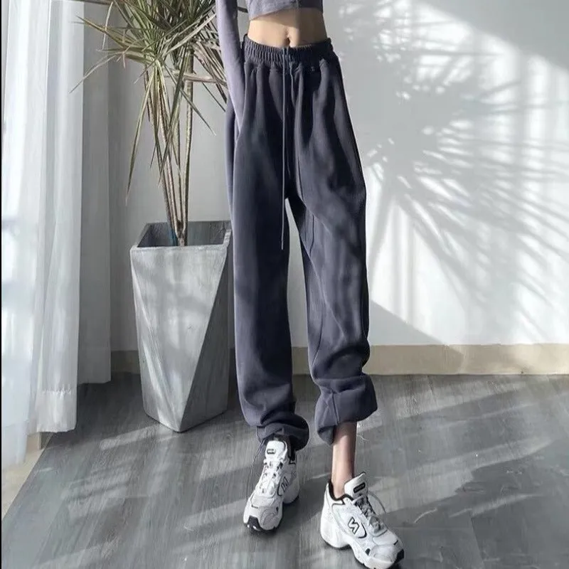 Streetwear High Waist Loose Pants