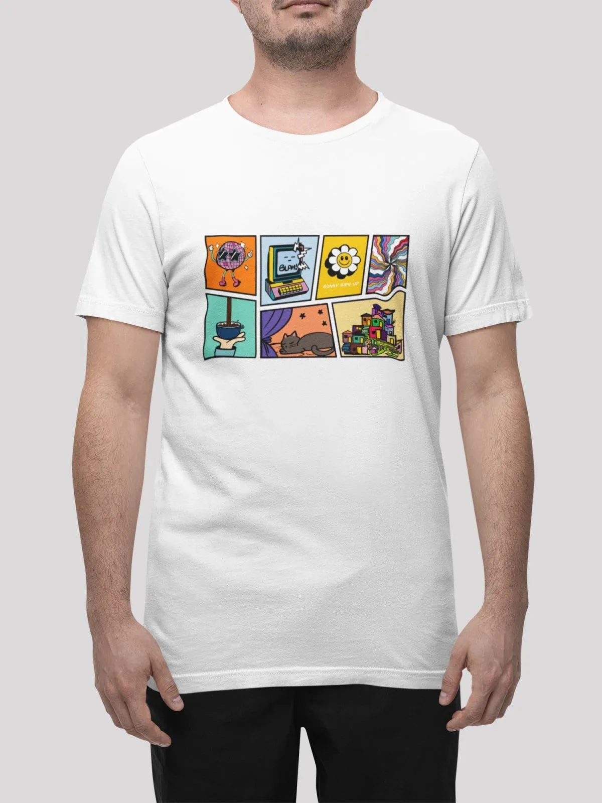 Sunny Side Up White T-Shirt