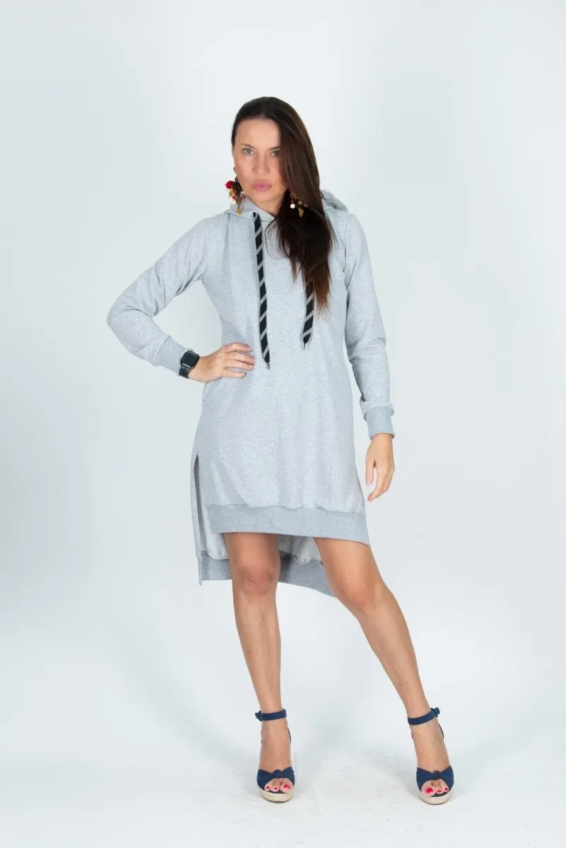 Sweatshirt Hooded Dress SIMONA