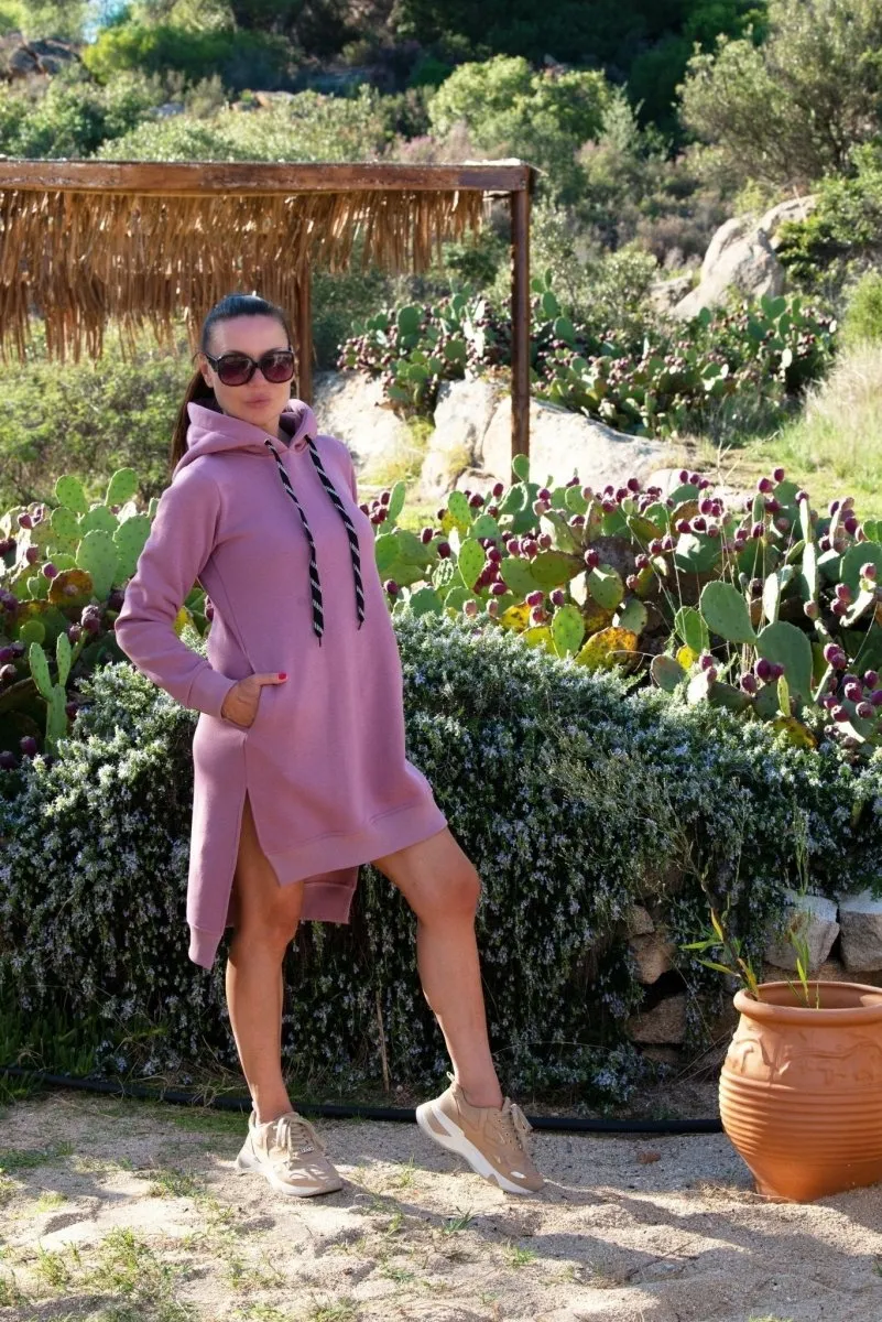 Sweatshirt Hooded Dress SIMONA