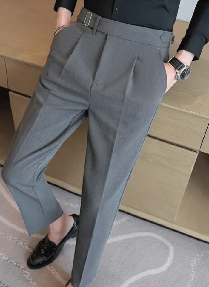 Tailored Naples Trousers - grey