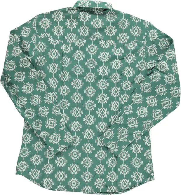 'The Bandit' Western Shirt in 'Aztec' Print